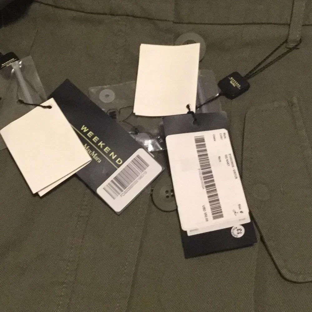 MAX MARA Virtus Zip Front Military Pencil Skirt - Picture 11 of 13